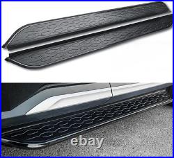 2PCS Side Steps Running Boards Nerf Pedal Fits For Chevrolet Silverado 2019-2026