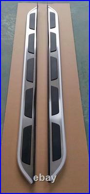 2PCS Side Steps Running Boards Nerf Pedal Fits For Chevrolet Silverado 2019-2026