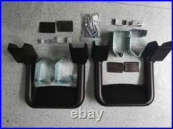 2PCS Small Side Bar For FORD/CHEVY/GMC/DODGE Aluminum Black Steps Pedals Boards 2PCS Small Side Bar For FORD/CHEVY/GMC/DODGE Aluminum Black Steps Pedals Boards