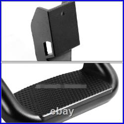 2PCS Small Side Bar For FORD/CHEVY/GMC/DODGE Aluminum Black Steps Pedals Boards 2PCS Small Side Bar For FORD/CHEVY/GMC/DODGE Aluminum Black Steps Pedals Boards