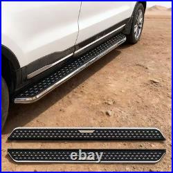 2PCS for chevy TRAX 2013-2022 Fixed Side Step Pedal Running Board Nerf Bar