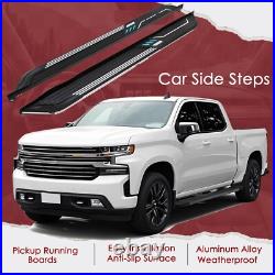 2PCs Side Steps Running Boards Fits for Chevrolet Silverado 2019- Side Nerf Bars