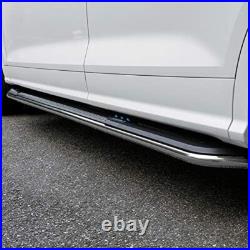 2PCs Side Steps Running Boards Fits for Chevrolet Silverado 2019- Side Nerf Bars