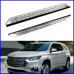 2Pcs Fit for Chevrolet Traverse 2018-2021 Door Side Step Nerf Bar Running Board