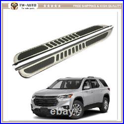 2Pcs Fit for Chevrolet Traverse 2018-2022 Door Nerf Bar Side Step Running Board