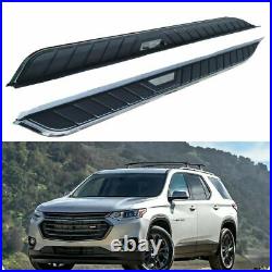 2Pcs Fit for Chevy Chevrolet Traverse 2018-2022 Side Step Nerf Bar Running Board