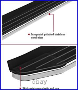 2Pcs Fits For Chevy Chevrolet Tahoe 2021 2022 Side Step Running Board Nerf Bar