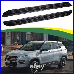 2Pcs Fits For Chevy Groove 2017-2024 Fixed Door Side Step Running Board Nerf Bar