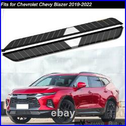 2Pcs Fits for Chevrolet Chevy Blazer 2019-2022 Side Step Running Board Nerf Bar