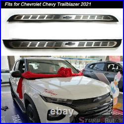 2Pcs Fits for Chevrolet Chevy Trailblazer 2021 Side Step Running Board Nerf Bar