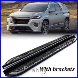 2Pcs Running Boards Nerf Bar Side Step Fits for Chevrolet Traverse 2018-2023