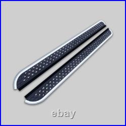 2Pcs Running Boards Nerf Bars Side Steps Fits for Chevrolet Equinox 2018-2024