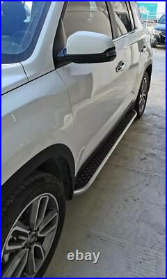 2Pcs Running Boards Nerf Bars Side Steps Fits for Chevrolet Equinox 2018-2024