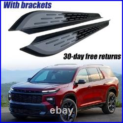 2Pcs Running Boards Nerf Bars Side Steps Fits for Chevrolet Traverse 2024-2026