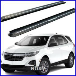 2Pcs Running Boards Side Steps Fits For Chevrolet Equinox 2018-2024 Step Bars