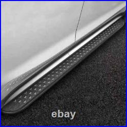 2Pcs Side Step Fit for Chevy Silverado Crew Cab 2019-2025 Running Board Nerf Bar