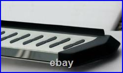 2Pcs Side Step Fit for Chevy Silverado Crew Cab 2019-2025 Running Board Nerf Bar