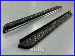 2Pcs Side Step Fit for Chevy Silverado Crew Cab 2019-2025 Running Board Nerf Bar