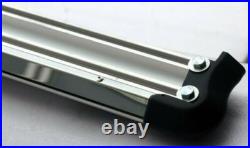 2Pcs Side Step Fit for Chevy Silverado Crew Cab 2019-2025 Running Board Nerf Bar