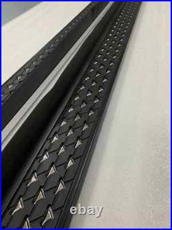 2Pcs Side Step Fit for Chevy Silverado Crew Cab 2019-2025 Running Board Nerf Bar