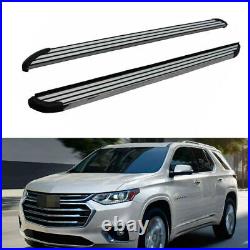 2Pcs Side Step Nerf Bar Running Board Fits for Chevrolet Traverse 2018-2021