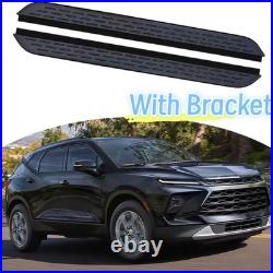 2Pcs Side Step Running Board Nerf Bar Fit for Chevrolet Blazer 2019-2025 Pedal