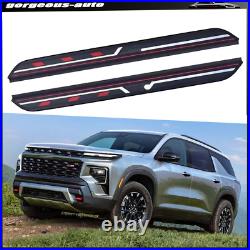 2Pcs running board Fits For Chevrolet Traverse 2024 2025 Side Steps nerf Bars