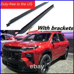 2Pcs running board Fits For Chevrolet Traverse 2024 2025 Side Steps nerf Bars