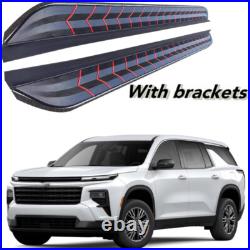 2Pcs running board Fits For Chevrolet Traverse 2024 2025 Side Steps nerf Bars