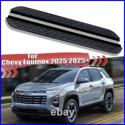 2Pcs running board For chevy Equinox 2025 2025+ Side Step pedal Nerf bar