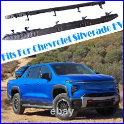 2pcs Running Boards Side Steps Fits For Chevrolet Silverado EV 2024+ Nerf Bar