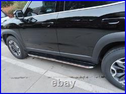 2pcs Running Boards Side Steps Fits For Chevrolet Suburban 2015-2020 86 length