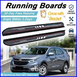 2pcs Side Step Running Board Nerf Bar Fits for Chevrolet Chevy Equinox 2018-2024
