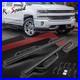 3 Black Round DROP Step Bar Running Board for 07-19 Silverado Sierra Crew Cab