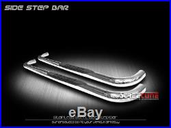 3 Chrome Side Step Nerf Bars Rail Running Boards 82-03 Chevy S10/Sonoma Ext Cab