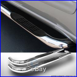 3 Chrome Side Step Nerf Bars Running Boards 82-03 Chevy S10/sonoma Extended Cab