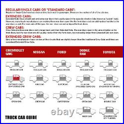 3 (ROUND TUBE) Side Step Bar Running Boards for 00-19 Sierra GMT Extended Cab