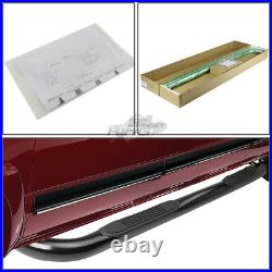 3 Round Tube Coated Step Bar Running Board for Chevy Tahoe Yukon Escalade 00-16