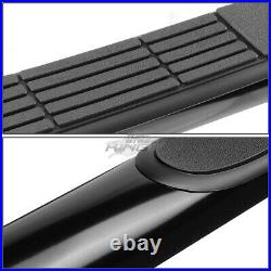 3 Round Tube Coated Step Bar Running Board for Colorado Canyon Crew Cab 04-14
