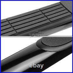 3 Round Tube Coated Step Bar Running Board for Colorado Canyon Ext Cab 04-12