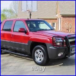 3 Running Board Round Side Step Bar for 00-14 Suburban Yukon Avalanche Crew Cab