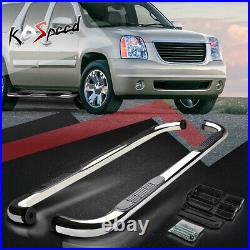 3 (STAINLESS STEEL) Step Bar Running Boards for 00-14 Suburban Yukon Avalanche