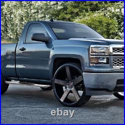 3 Stainless Steel Step Bar Running Boards for 00-19 Silverado Sierrra Reg Cab