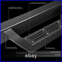 3 Step Bar Running Board+Down Step Pad for Chevy GMC Heavy Duty Ext Cab 07-19