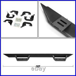3 Step Bar Running Board+Down Step Pad for Chevy GMC Heavy Duty Ext Cab 07-19