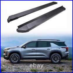 4.13 Running Boards Side Steps Fit for 2024+ Chevy Traverse Black 600lbs
