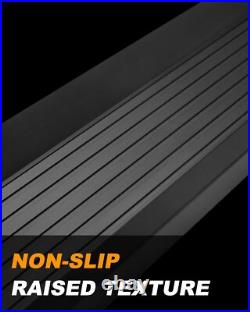 4.13 Running Boards Side Steps Fit for 2024+ Chevy Traverse Black 600lbs