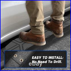4.3 Inches Running Boards Compatible with 2019-2026 Chevy Silverado/Sierra 1500