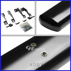 4 Black Oval Side Step Nerf Bar Running Board For Chevy/gmc/c/k Extended Cab