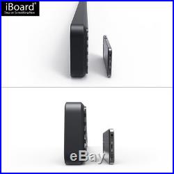4 Black iBoard Running Boards Nerf Bars Fit 99-16 Silverado/Sierra Regular Cab